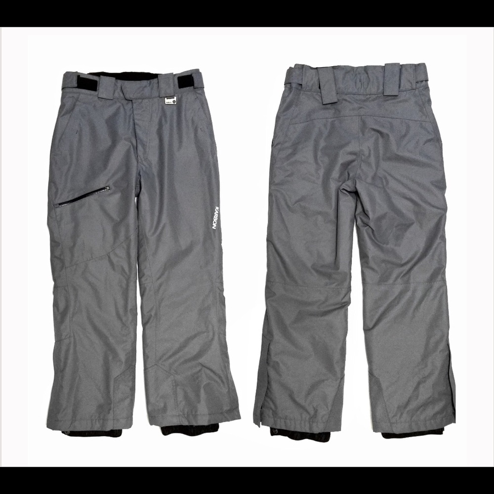 Karbon Canada thick grey ski pants NWOT